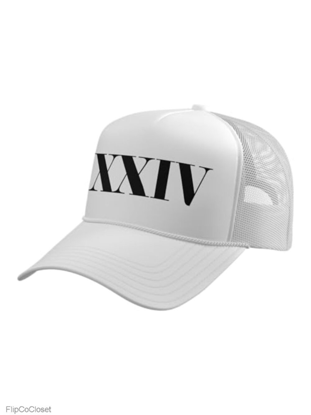 24th Birthday Roman Numerals Trucker Hat Adjustable Mesh Back